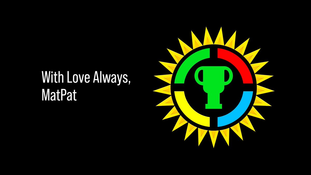 JonnyBlox's tweet image. Links to all six endings of MatPat&apos;s Game Theory Finale!

(1/6) Lore Keeper Ending: youtu.be/dgxPlUgIqSA?si…
(2/6) Chaos Ending: youtu.be/GCObCyGSnWM?si…
(3/6) Meme Ending: youtu.be/fSLd4XHQgHE?si…
(4/6) Insanity Ending: youtu.be/ipHVKAa3p9k?si…
(5/6) Horror Ending:…
