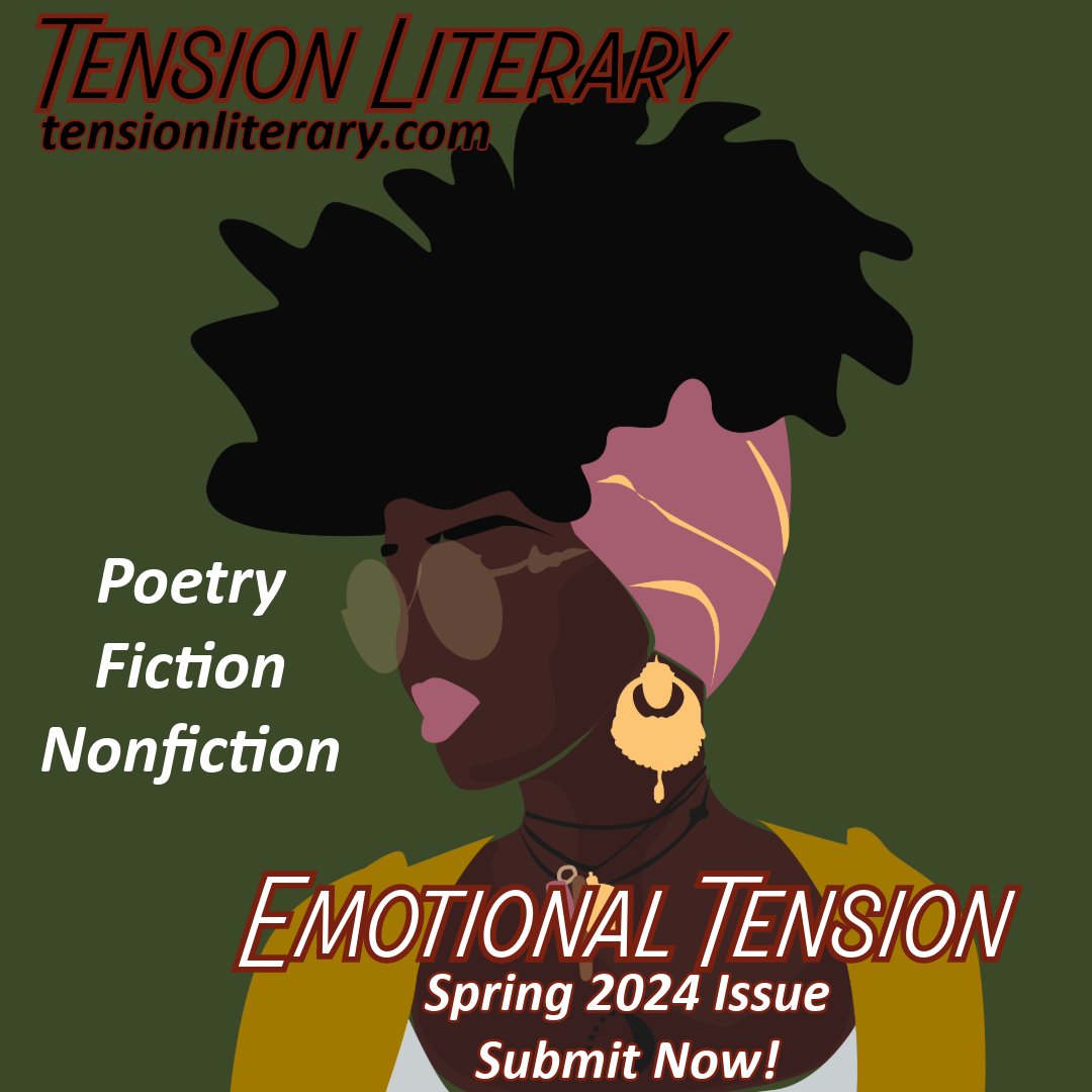 Submissions are open until March 30th. Send us your best poetry, fiction, and nonfiction centering around emotional tension. We'd love to see more creative nonfiction in our inbox! #creativenonfiction #litmag #publishing #onlinejournal #litjournal #prose #poetry #essays