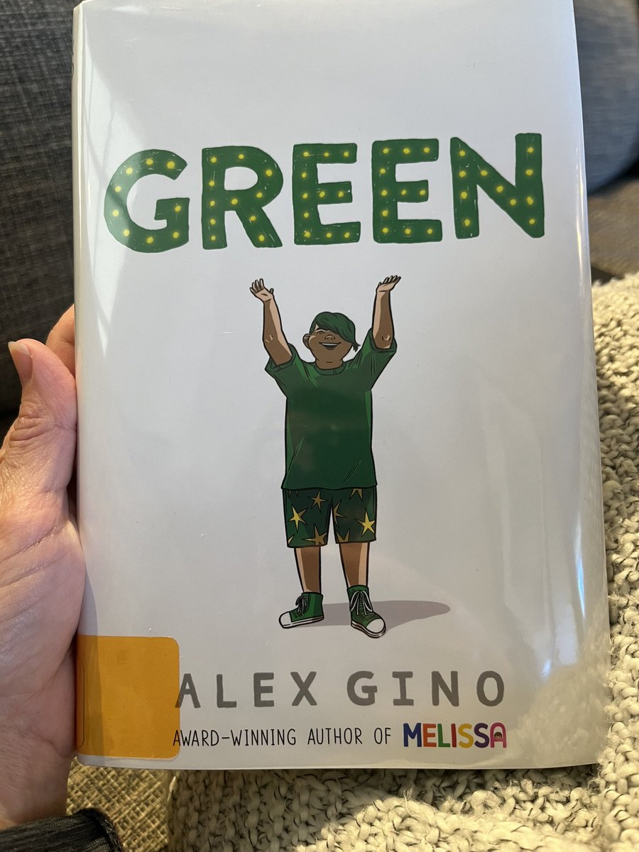 Meet Green! The newest member of Alex Gino’s universe. Green (who is nonbinary) joins Melissa and Rick to help their school put on a musical. #middlegradebooks