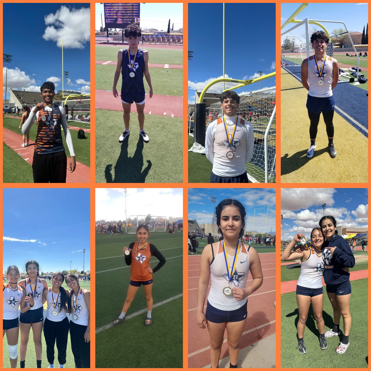 Thanks again to Eastwood T&F for hosting a great meet at the Fred Loya Invite! All freshmen medalists 👀, future is bright for our Rangers ⚡🐆 #riverside4ever