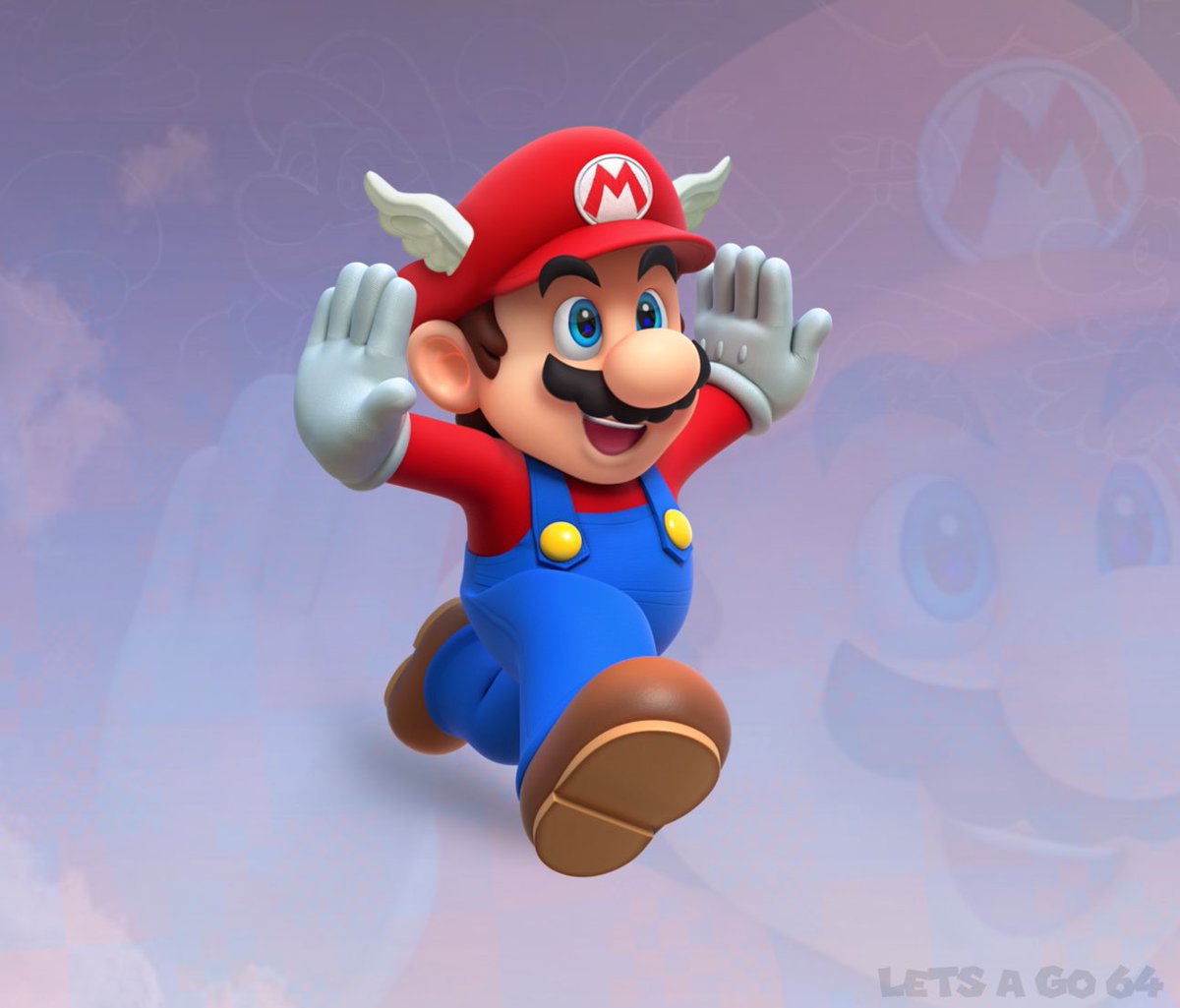 LETSAGO64's tweet photo. Very Inspirational Run.
#SuperMario #Mario #WingCap #ThankYouToriyama https://t.co/dwE49vwovo