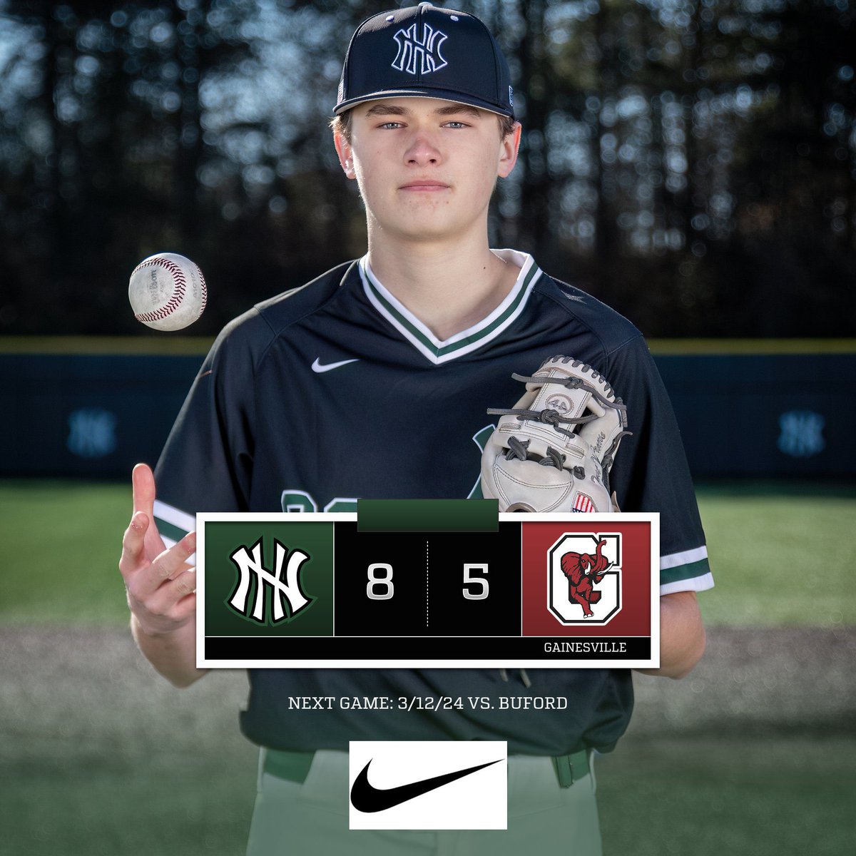Varsity gets the win against Seckinger on the road to move to 11-1 and JV gets the win against Gainesville to move to 7-3 on the year. Next: Top 10 match up against East Forsyth at home on Monday!