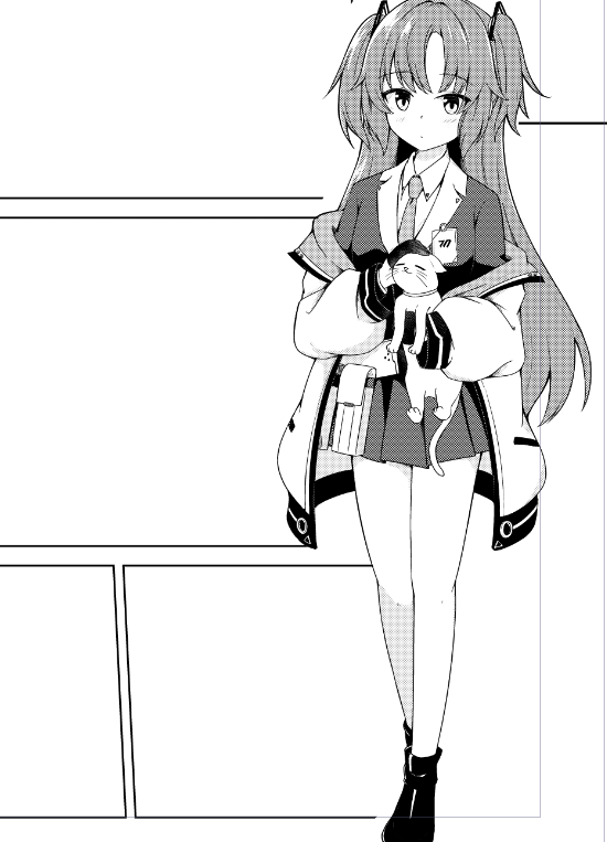 夜なべして描いたユウカです 