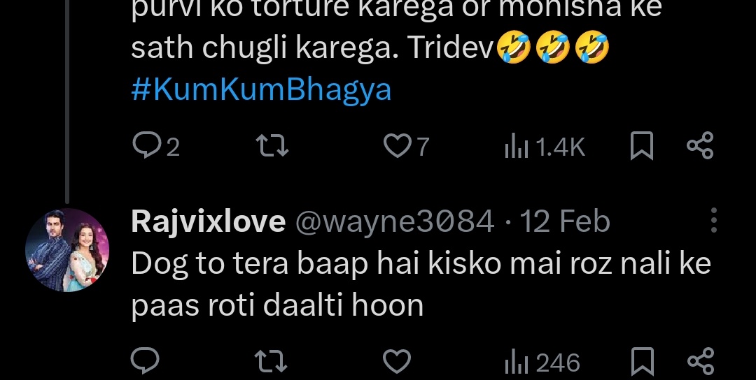 PrachiAroraSolo's tweet photo. infected psycho on loose🤡

#KumkumBhagya https://t.co/8t4MwmXSGc