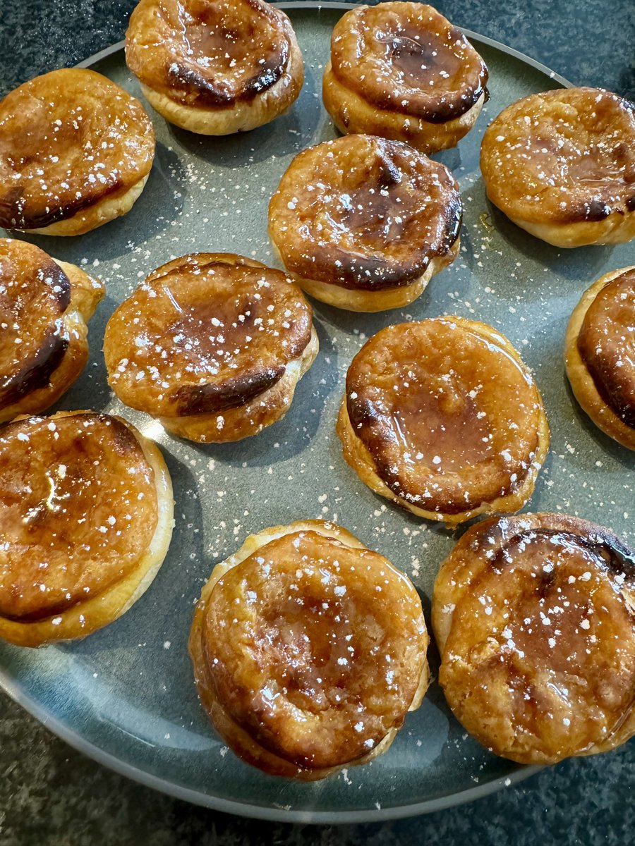 Been making Pastel de Nata today. Who’d like to see them on the deli?
