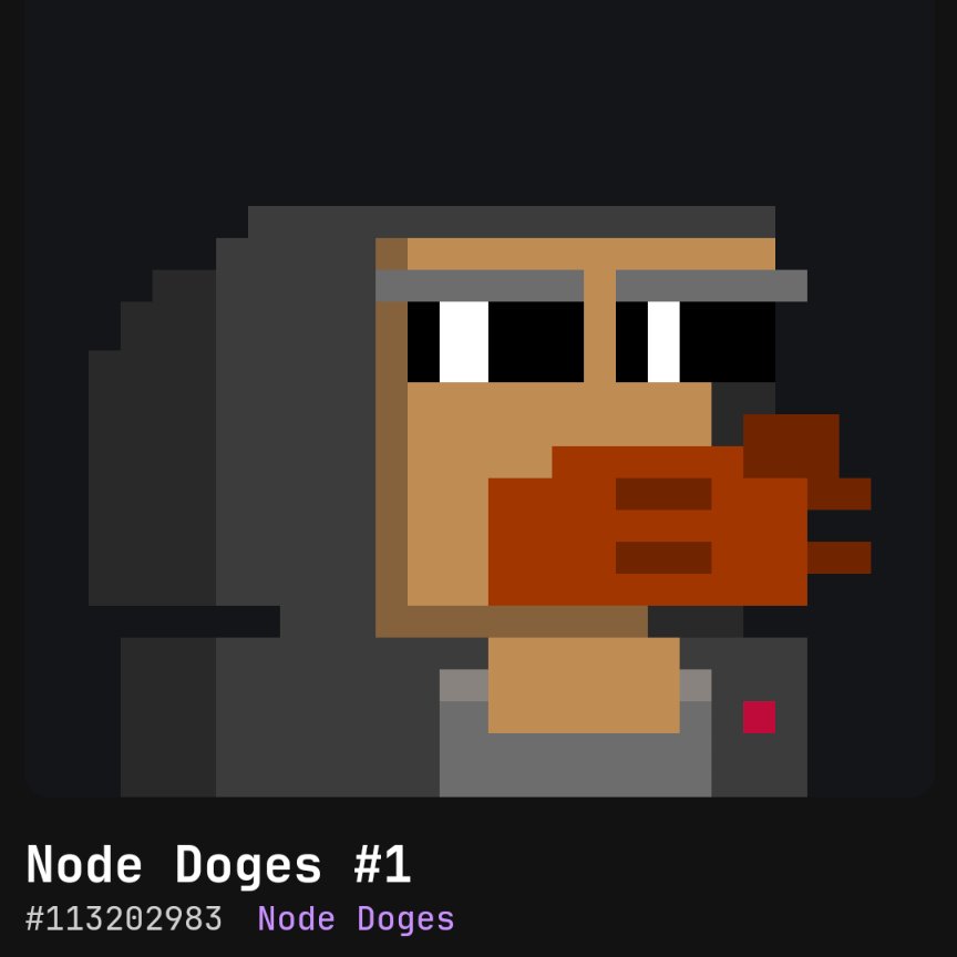 Alpha0xyz's tweet photo. @thenodedoges My favorite but can't afford it. π₯
Send me doges that I can buy it. π
Node Doges is going to moon.π
#nodedoges https://t.co/Spmn9TbTb7