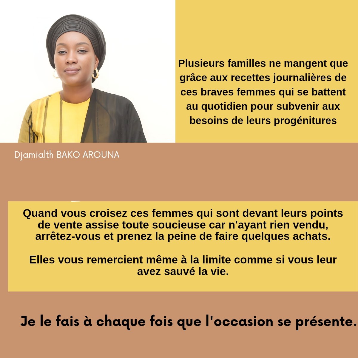 Faites-le! Vous contribuerez à soulager des familles.