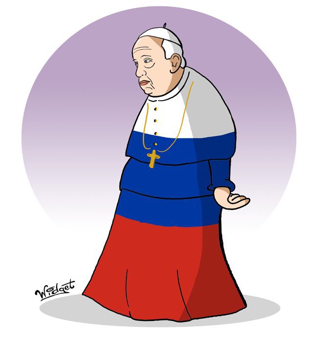 ukraine_map's tweet image. The Pope 🇷🇺