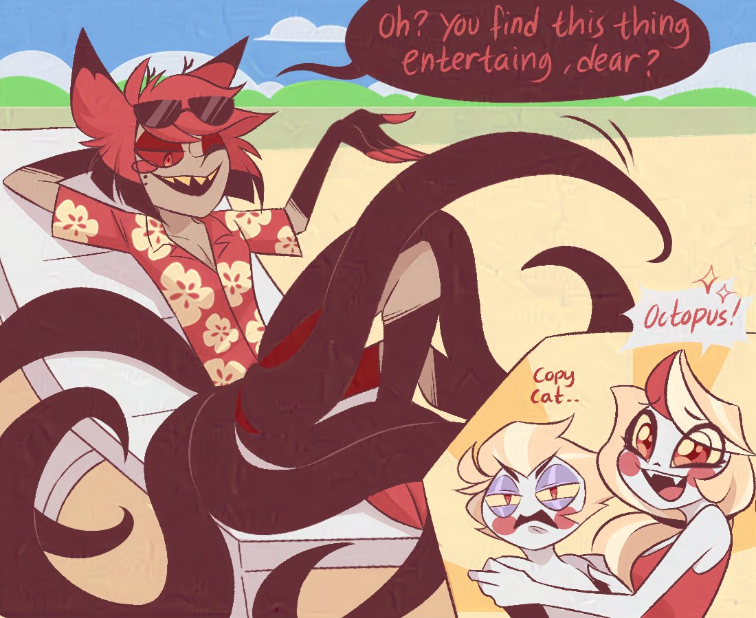 nekophy_SC's tweet photo. Mermay come early this year 🐟🏖️

#HazbinHotel  #HazbinHotelLucifer #HazbinHotelCharlie   #HazbinHotelAlastor #radioapple https://t.co/pRTn3LZIvN