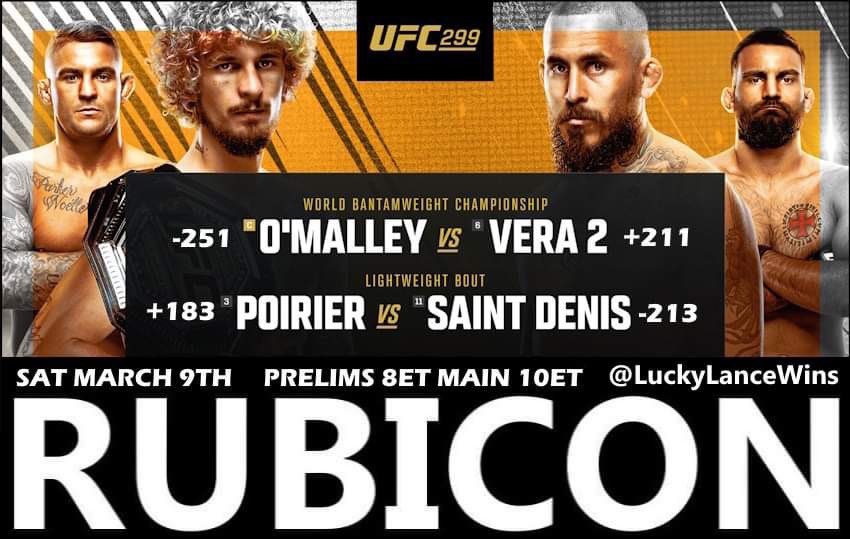 tony5o0's tweet photo. #UFC299
#Cutelaba -138 💵
#Oleksiejczuk +124 💵
#Blaydes -110 💵
#Yan -120 💵
#Burns +140 💵
#Holland -135 💵
#Poirier +175 💵
#Suga by KO or TKO or DQ +250 💵
🍀🍀🍀 https://t.co/m4m0ui3YqQ