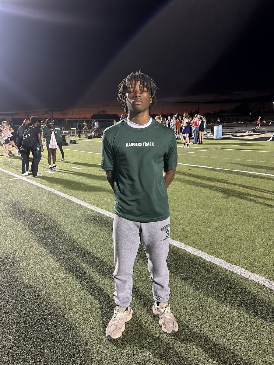 RangersTF's tweet photo. 200m: A.J Morrison 🥇 PR
1600m: Ryan Rubio- 4th place PR
4x400m Relay: Jabari Burrell-Malik Wilson-Dante Curry-Malik Nicks 🥉
#BuffRelays https://t.co/PcQIsO5DnA