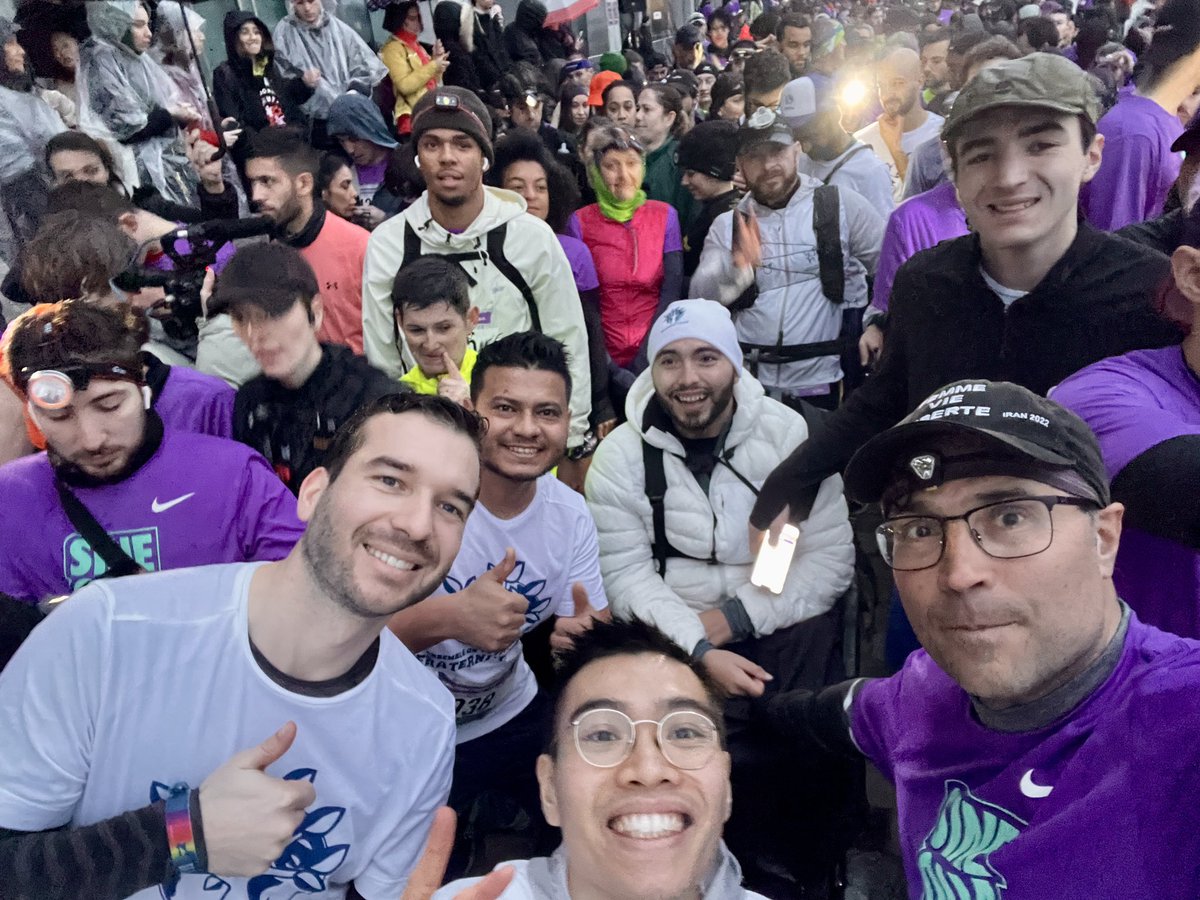 A la #SineQuaNonRun, ce samedi soir, avec Jeremy et la Fraterni’Team, nous avons piétiné les violences sexistes et sexuelles faites aux #femmes ! L’occasion d’exprimer également l’exigence d’une société réellement inclusive ! #8mars #8mars2024 #Handicap #Inclusion #HandiSport