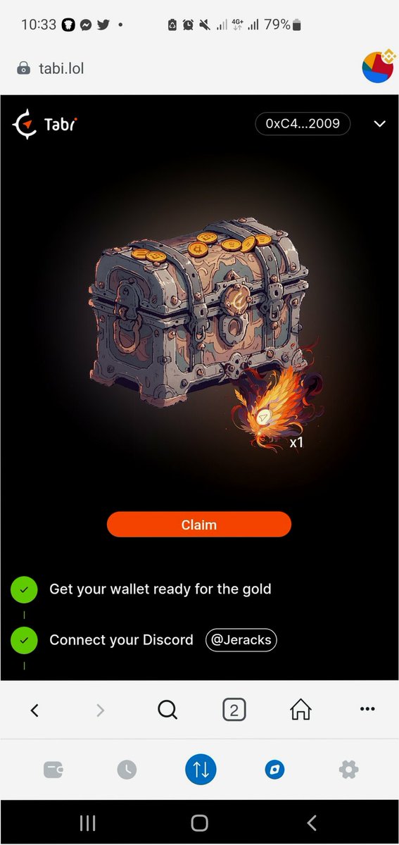 SiggiToonz_eth's tweet photo. 📢 There's now $TABI on #Binance 
🔹 Complete the easy #Tabilol quest to collect #Airdrop!

🌐 Connect: https://t.co/2eZekTaVBq
💰 activate code: BF5ACG

#Testnet #Tabichain #NewListing #1000xgem #Restaking #Staking #Zircuit $BLOCK https://t.co/ba0No4H3T2