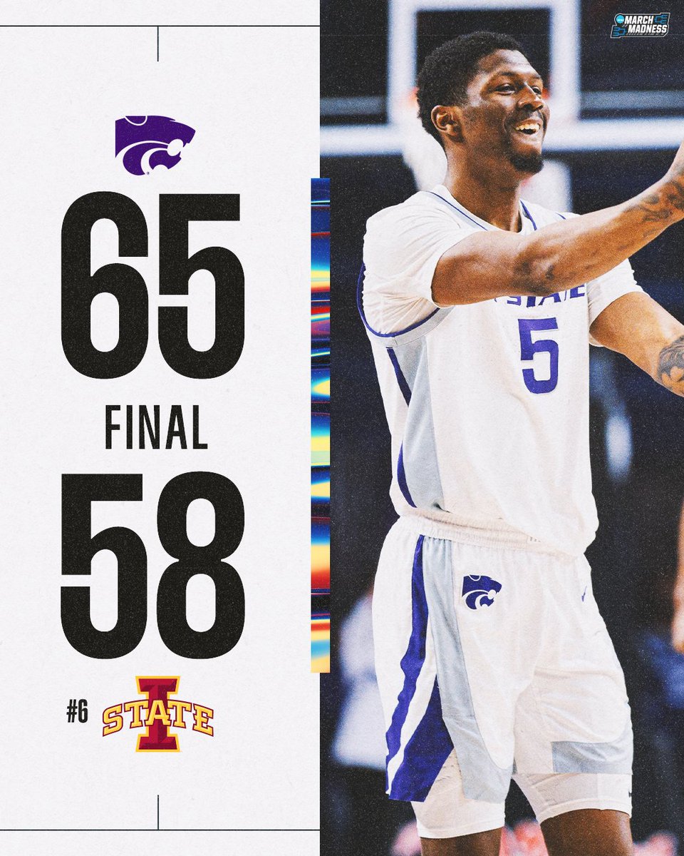 KANSAS STATE UPSETS NO. 6 IOWA STATE 🤯

The Wildcats close out the regular season with a HUGE home win 😼