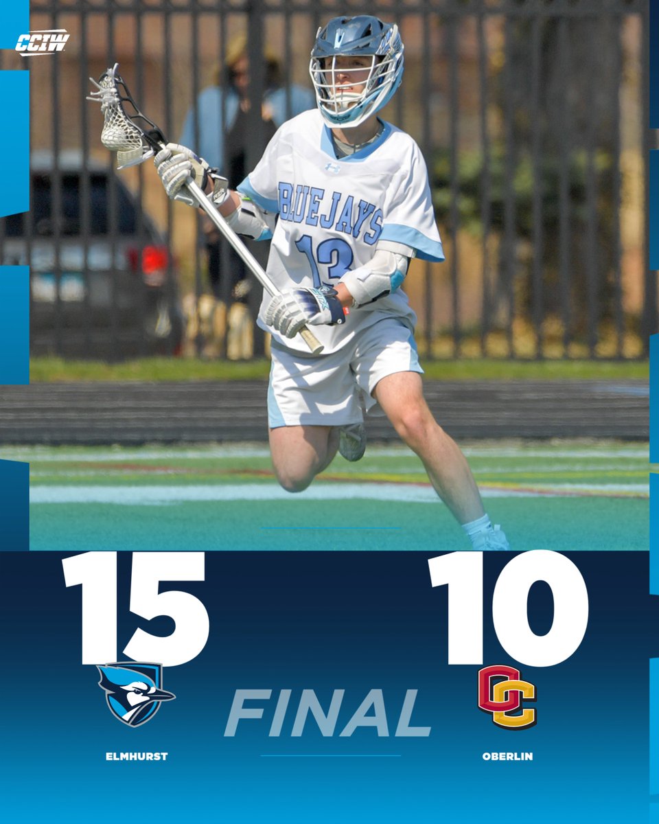 Elmhurst University Athletics (@elmhurstbluejay) on Twitter photo .<a href="/elmhurstu_mlax/">Elmhurst University Men's Lacrosse</a> improves to 4-1 with a Saturday afternoon victory over Oberlin! #FlyJaysFly .<a href="/elmhurstu_mlax/">Elmhurst University Men's Lacrosse</a> improves to 4-1 with a Saturday afternoon victory over Oberlin! #FlyJaysFly