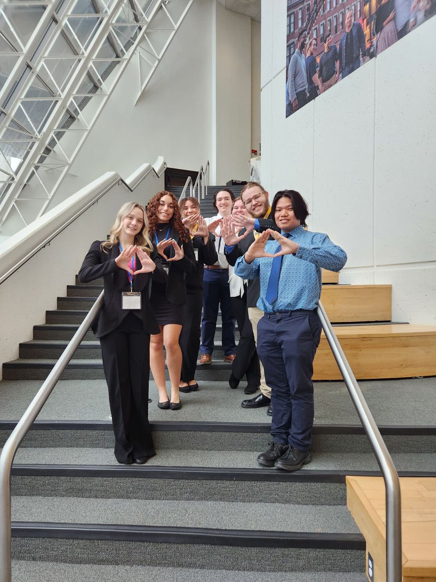 Congratulations to all the people who attended OHIO DECA! -Kyger Weston -Trinity Tinney -Richie Saelim -Eva Walton -Riley Pettay -Jaila Clark -Kristian Dougherty.
Our OHIO DECA state finalists are Jaila Clark, Kyger Weston and Trinity Tinney Good Luck!
