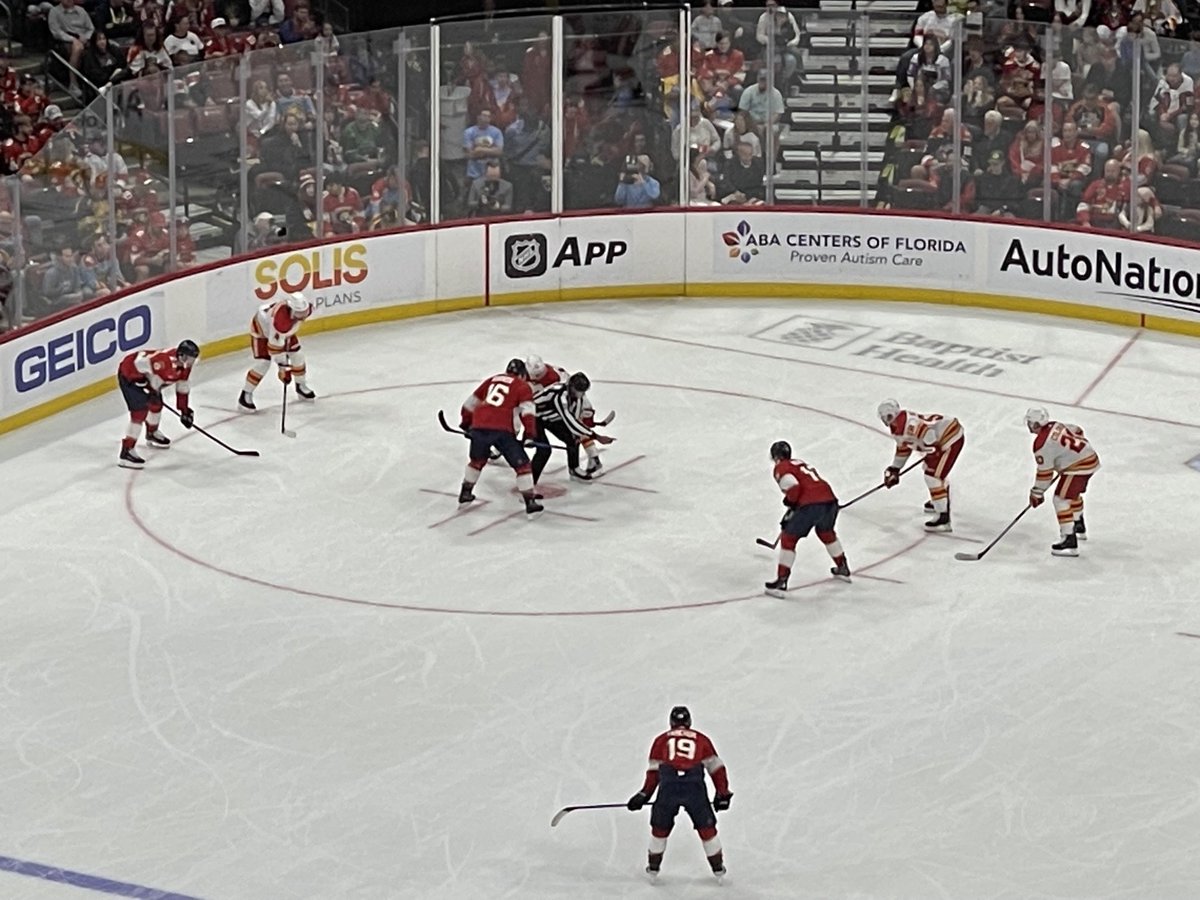 PoupartNFL's tweet photo. Time to check out the ⁦@FlaPanthers⁩ in person this season and who better to do it with than my little dude? #dadlife #FloridaPanthers https://t.co/OtqbfMGjub
