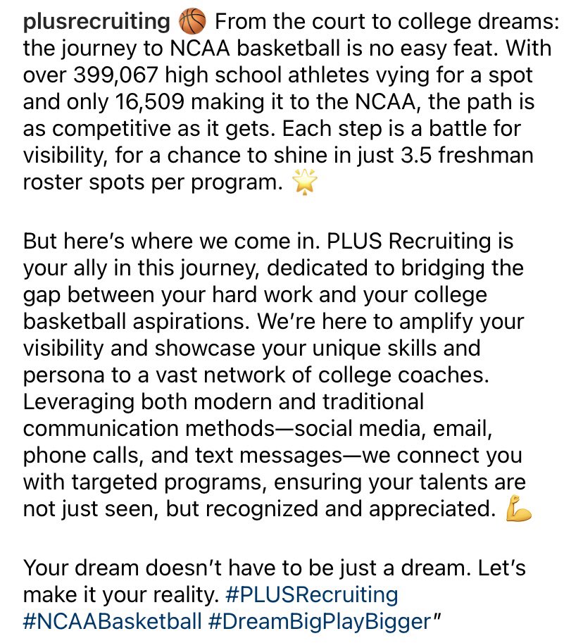 PLUS Recruiting tweet media