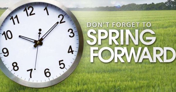 For those who still use a clock not on your phone….don’t forget and we’ll see ya in the morning at 9:30 or 11am