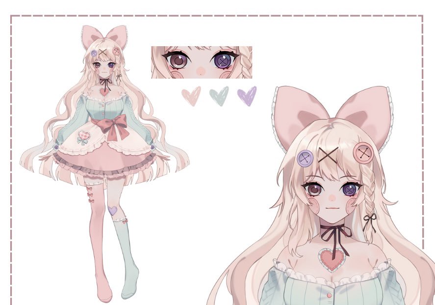 button momoko🪡 vtuber! tweet media