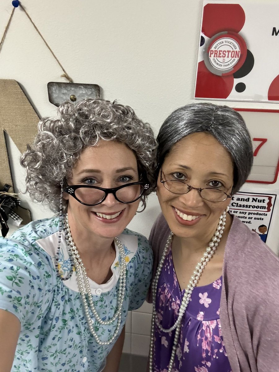 nab_linda's tweet photo. Who said old ladies can’t dance?! PES Talent Show. #teachingpartners    @PrestonElem18 https://t.co/0Cp5mJwl9c