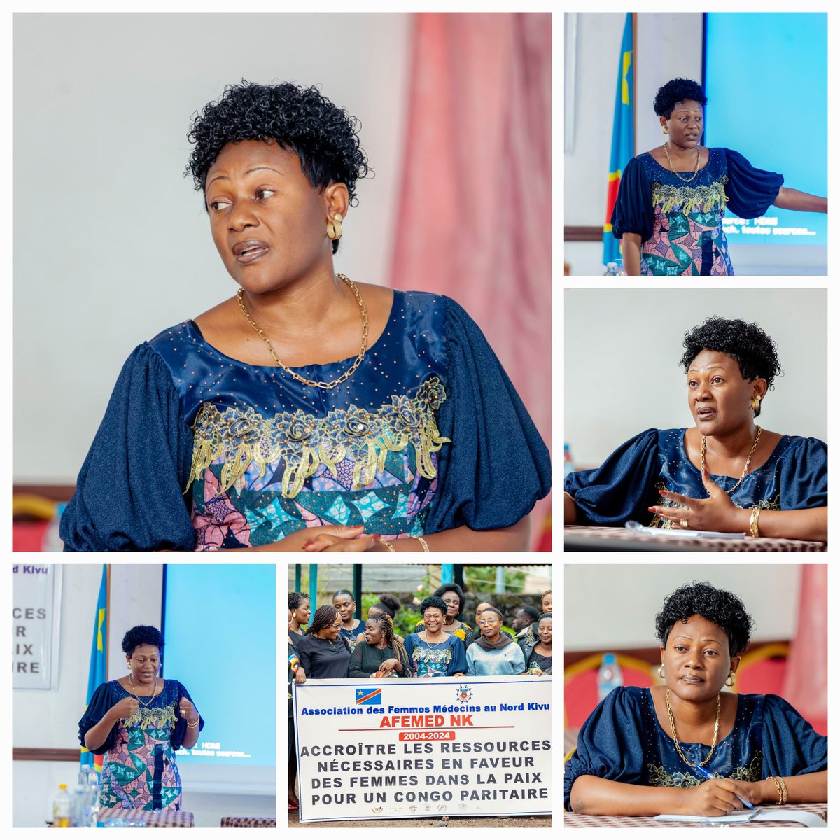 JE M'ENGAGE À TRAVAILLER EN FAVEUR D'UNE MATERNITÉ A MOINDRE RISQUE. 
1.AFEMED,l'Ass d femmes médecins, a organisé ce 9/3 une jrnée spéciale à laquelle j'ai pris part sur le thème : investir ds l'accélération d l'autonomisation d femmes en gén et d femmes médecins en particulier