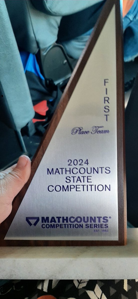 AUzzell's tweet photo. We've participated in the Mathcounts competitions for years and competed against amazing mathletes. However, this year Scholars team did it! 1st place at State, a new record for Scholars and SPS @MATHCOUNTS @PhelpsCenter @CentralBulldog @officialSPS https://t.co/AauZUANvXy