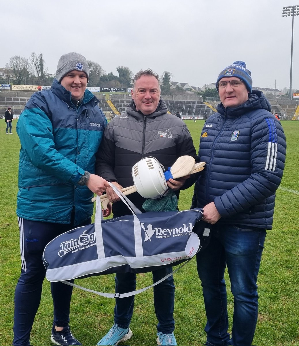 As part of participating in and completing fixtures in the 2023 Táin Óg competitions, Cavan clubs @Cootehill1celt & @cavangaels_ Gaels received their equipment pack as part of an investment of €80k this year & look forward to starting the 2024 competitions in the coming weeks!