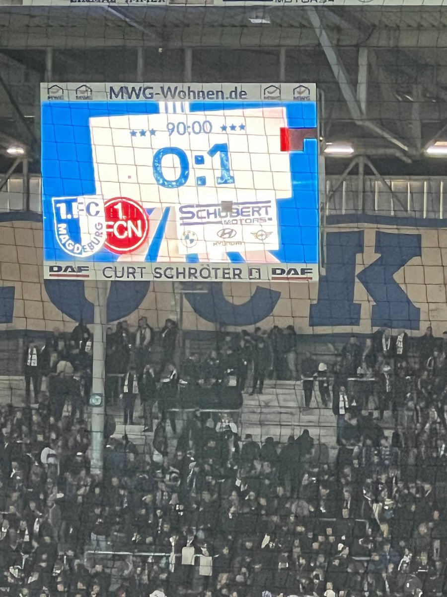 1. FC Magdeburg Spielbetriebs GmbH 
0:1 1. FC Nürnberg e.V. 

Was ein Arbeitssieg. Verdient hin oder her, diese Mannschaft hat unseren vollen Respekt verdient ! 
Topspiel und wir gewinnen? War das wichtig ! #fcn 

Kommt gut heim, ist das geil ! #fcmFCN