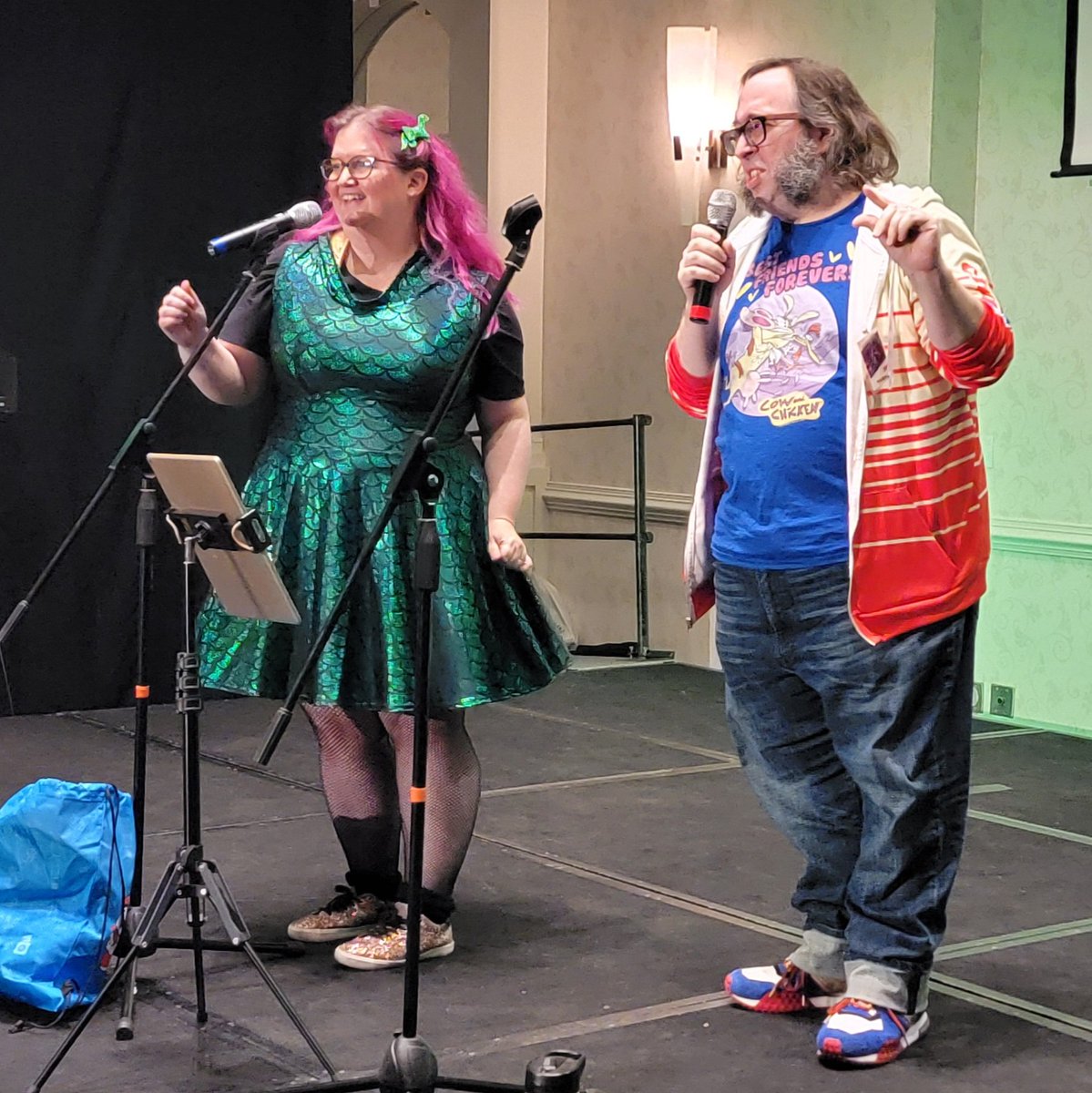 Now performing: TV'S KYLE &amp; LINDZILLA! Tune into the MarsCon 2024 Comedy Music Track! Video: twitch.tv/marscondementia Audio: dementiaradio.org:8027
