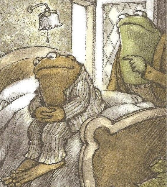 frogandtoadbook's tweet photo. "Today I just want to eat cookies and sleep," said Toad. https://t.co/85FaLTuaNB