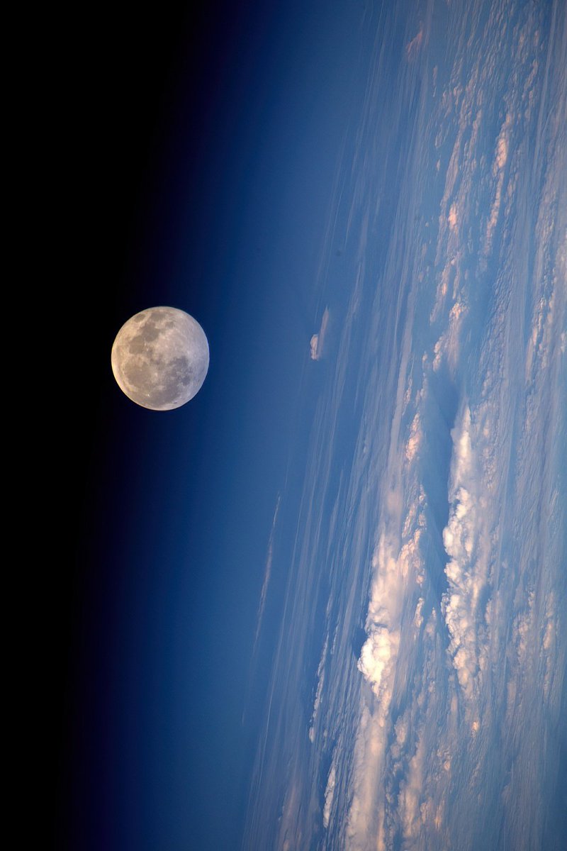 Full Moon as seen from International Space Station.