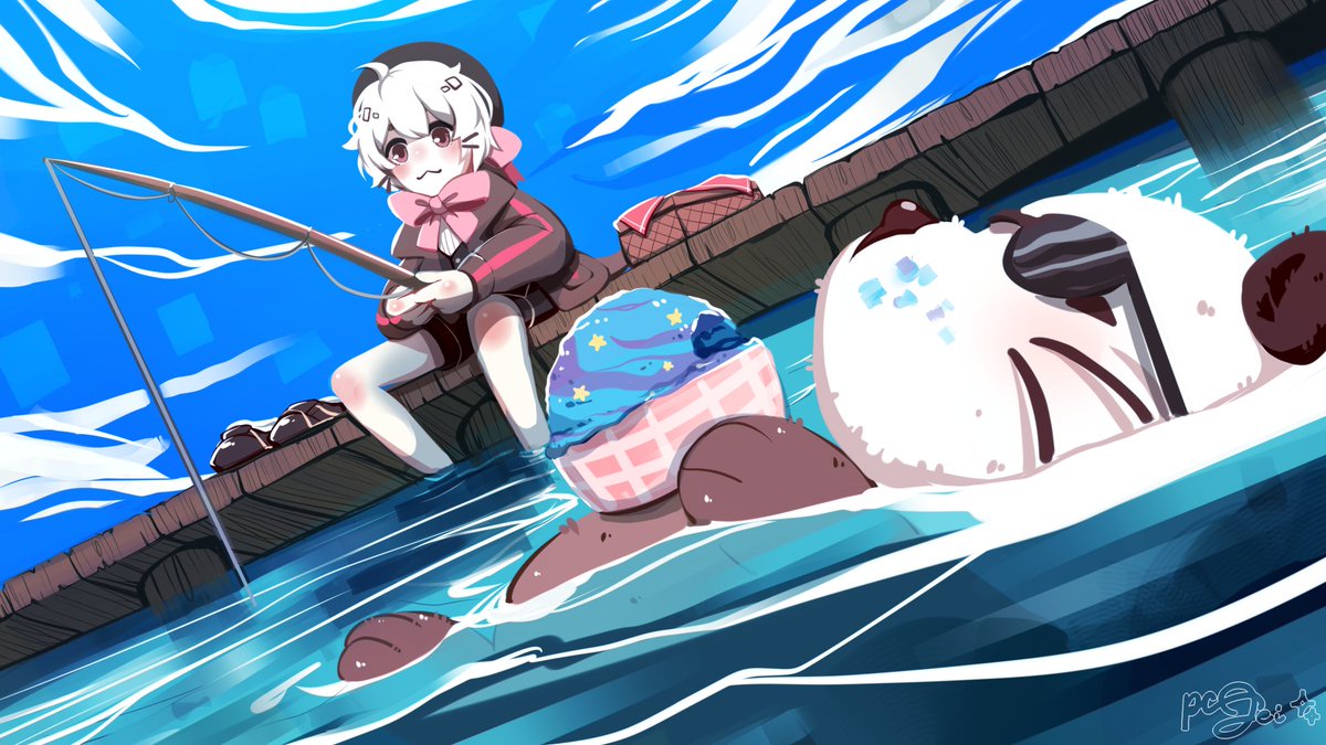 PCJei's tweet photo. My Entry for #tsunscoopsxjeanadrawscontest
I'm gonna eat so much ice cream next week. https://t.co/38OwfOC4DQ