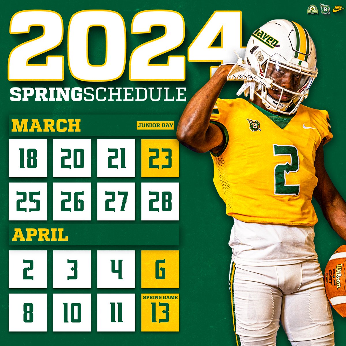 We are 2 weeks away from our first Junior Day for the class of 2025. The foundation is strong with @BelhavenFB, come experience it for yourself. #FIGHT