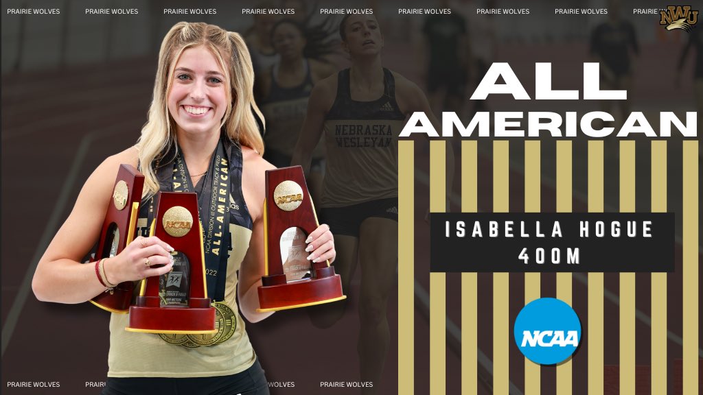 🏅ᴅᴇᴄᴏʀᴀᴛᴇᴅ🏅

Isabella Hogue earns All-American honors after a fifth place finish in the 400m at the 2024 NCAA Indoor Championships 🐺 #YipYip #PWolfNation