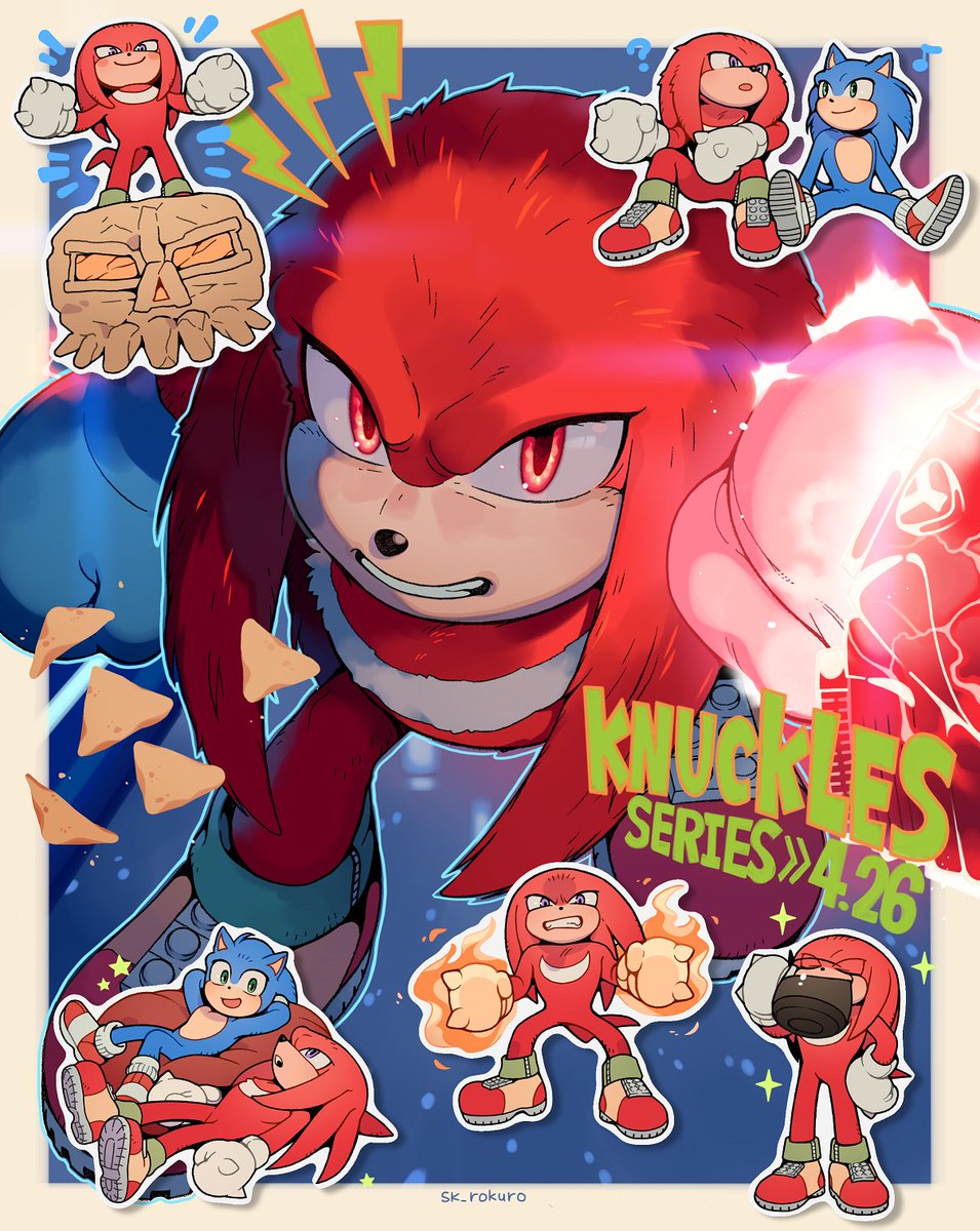sk_rokuro's tweet image. Can't wait🥊‼️
#SonicTheHedgehog
#Knuckles #KnucklesSeries