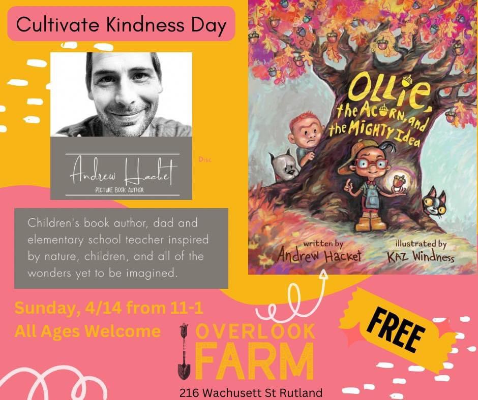 If you are in central Massachusetts mark your calendars as we celebrate kindness and grow together!

#picturebook #kindness #ollietheacorn