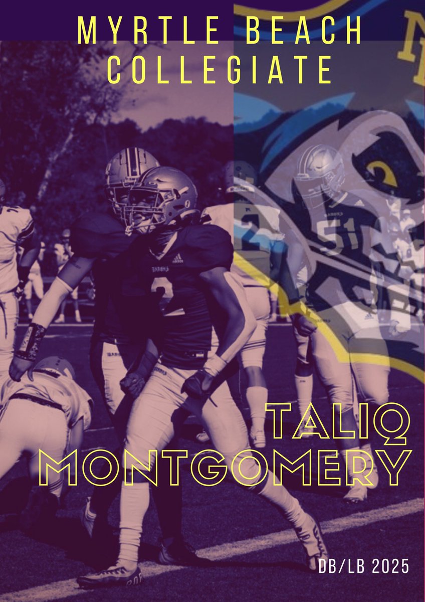 Excited to announce I will be doing a post graduate semester this coming fall and enrolling midyear 2025 while retaining full NCAA eligibility! <a href="/CollegiateMb/">Myrtle Beach Collegiate Post-Grad Academy</a> <a href="/MrNoOffseason/">Coach R. Williams</a> <a href="/Jahlil_Puryear/">Coach Puryear</a>

Senior Season Highlights <a href="/brsbaronsfb/">Blue Ridge School Football</a> 
FILM: hudl.com/v/2MWSH6