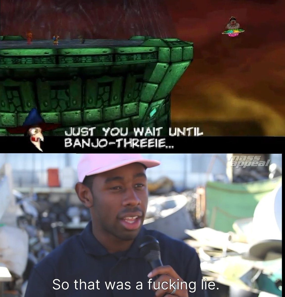 AS_12239's tweet photo. When they teased Banjo-Threeie at the end of Tooie 😔 https://t.co/uq6DSpo7Rp