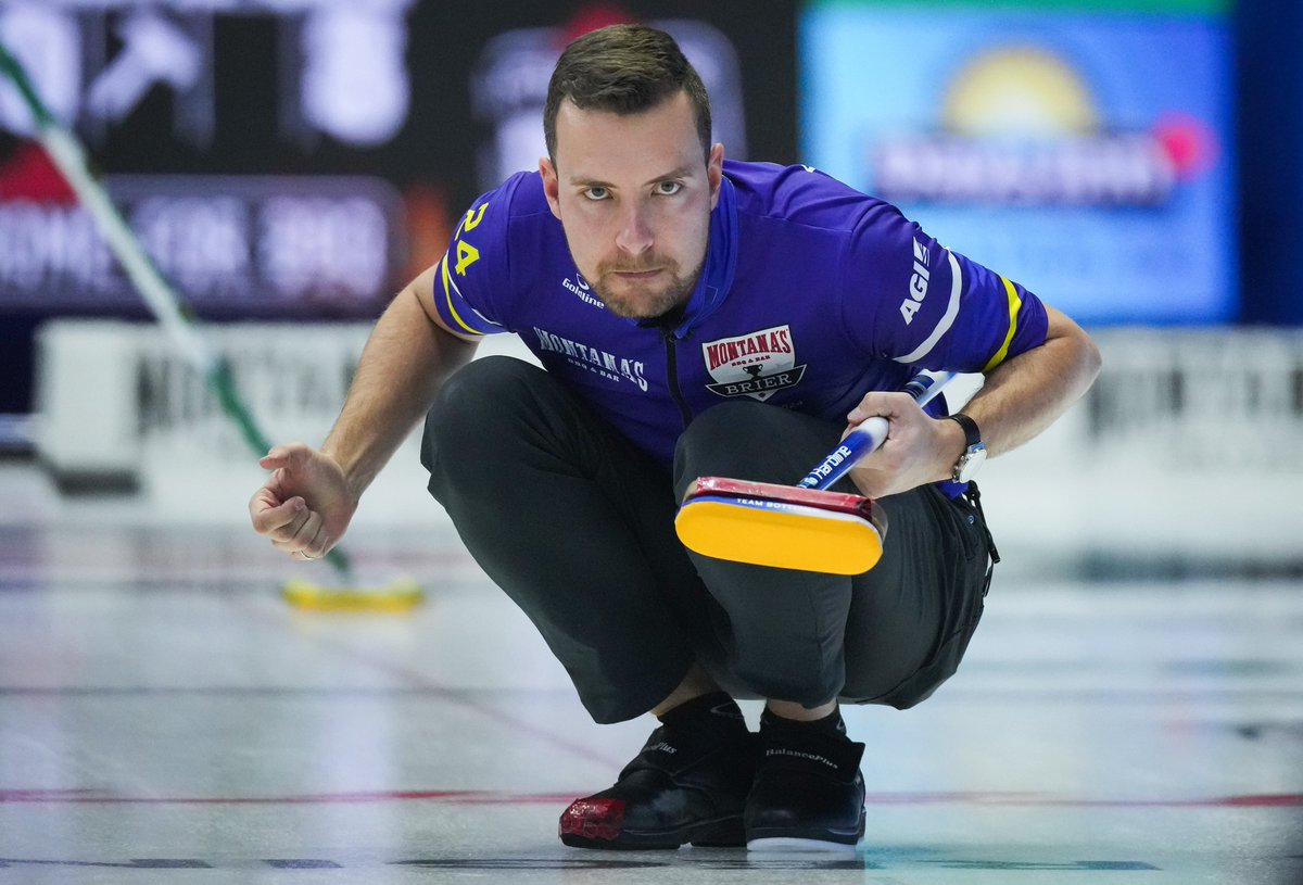 Still plenty of #curling action left on Saturday as the two highest ranked teams in Canada go head-to-head with a spot in the #Brier2024 final on the line! 1 vs. 2 Game - 8pm ET on TSN 1/5, TSN.ca and TSN App CA (@TeamGushue) vs. AB (@BottcherCurling)