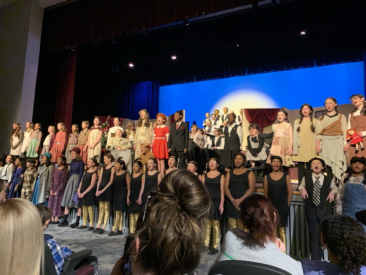 Congratulations to the cast and crew of Parker Middle School’s production of Annie.  Both casts were brilliant and the community support was incredible. Bravo!