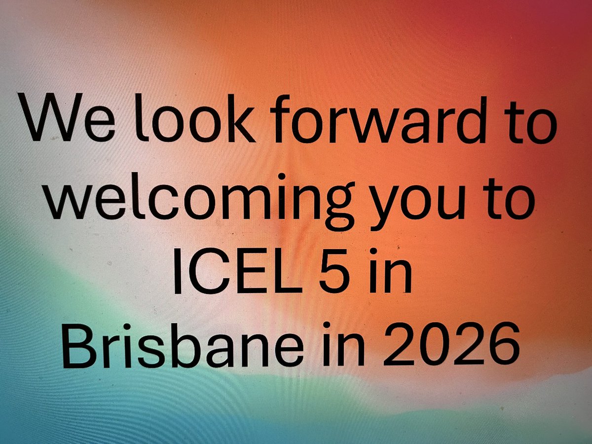 Sad to leave #ICEL4. A fantastic conference. The only consolation is that we will do it all again at @HealthLawQUT in Brisbane Australia in 2026 for #ICEL5!