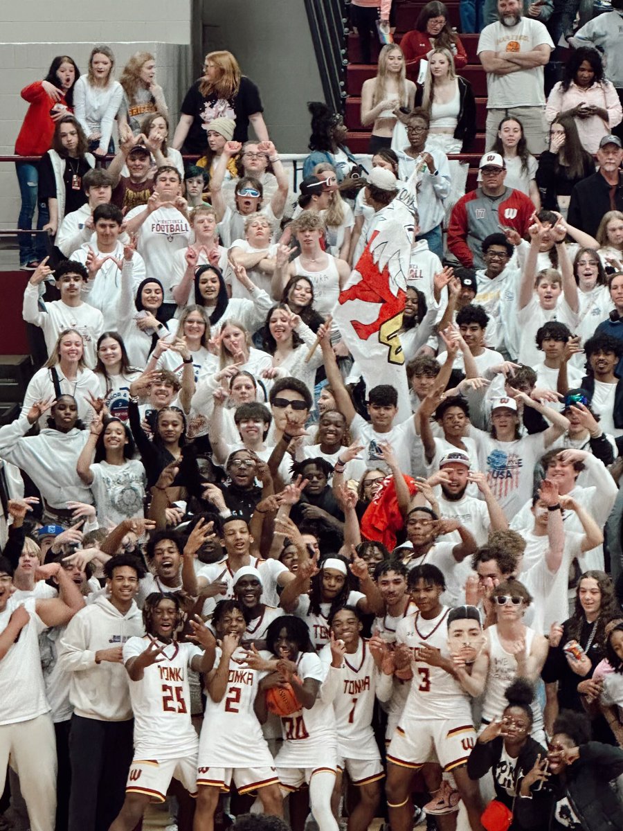 Ticket Punched! The Griffins win 70-65 against a great Raytown squad and Advance to the Final 4! Unbelievable Atmosphere today by Tonka Nation! Thank you to the Administration, Players, Families &amp; Fans. The Griffins move to 25-5 on the season. #StackingDays #DYFJ
