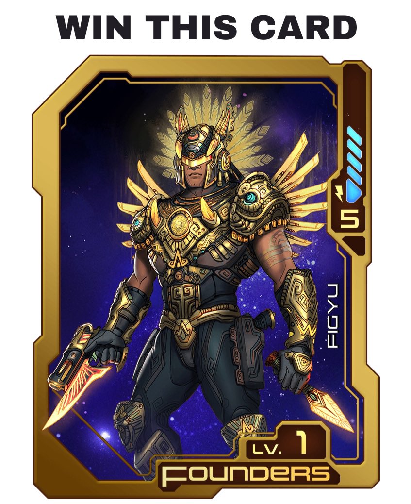 My first video to support <a href="/WagmiGameCo/">NiFe WARS | WAGMI Games</a> will be out on Monday.

I will be giving away a Legendary Founders Card: General Figyu 🔥

TO ENTER:

1.) Follow Me <a href="/WagmiBlog/">WAGMI Blog</a> 

2.) Like This Post ❤️

* My videos are YouTube Shorts &amp; the winner of the giveaway is at the end of each video.