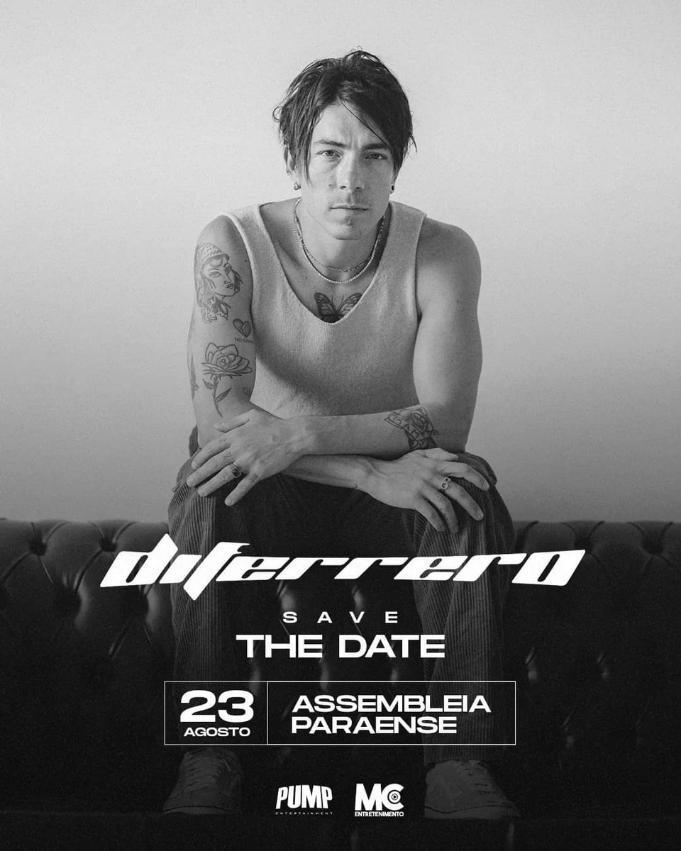 fcnxbelem's tweet photo. SAVE THE DATE

Dia 23 de Agosto tem @diferrero na Assembleia Paraense com a #OutraDoseTour

ABERTURA DE VENDAS no próximo dia 13 de Março, pelo Site/App da Bilheteria Digital
Vendas físicas:
📍Lojas Sonho dos Pés Boulevard e Metrópole 
📍Lojas Kings Pátio Belém e Parque Shopping https://t.co/lKHRYsJZR3