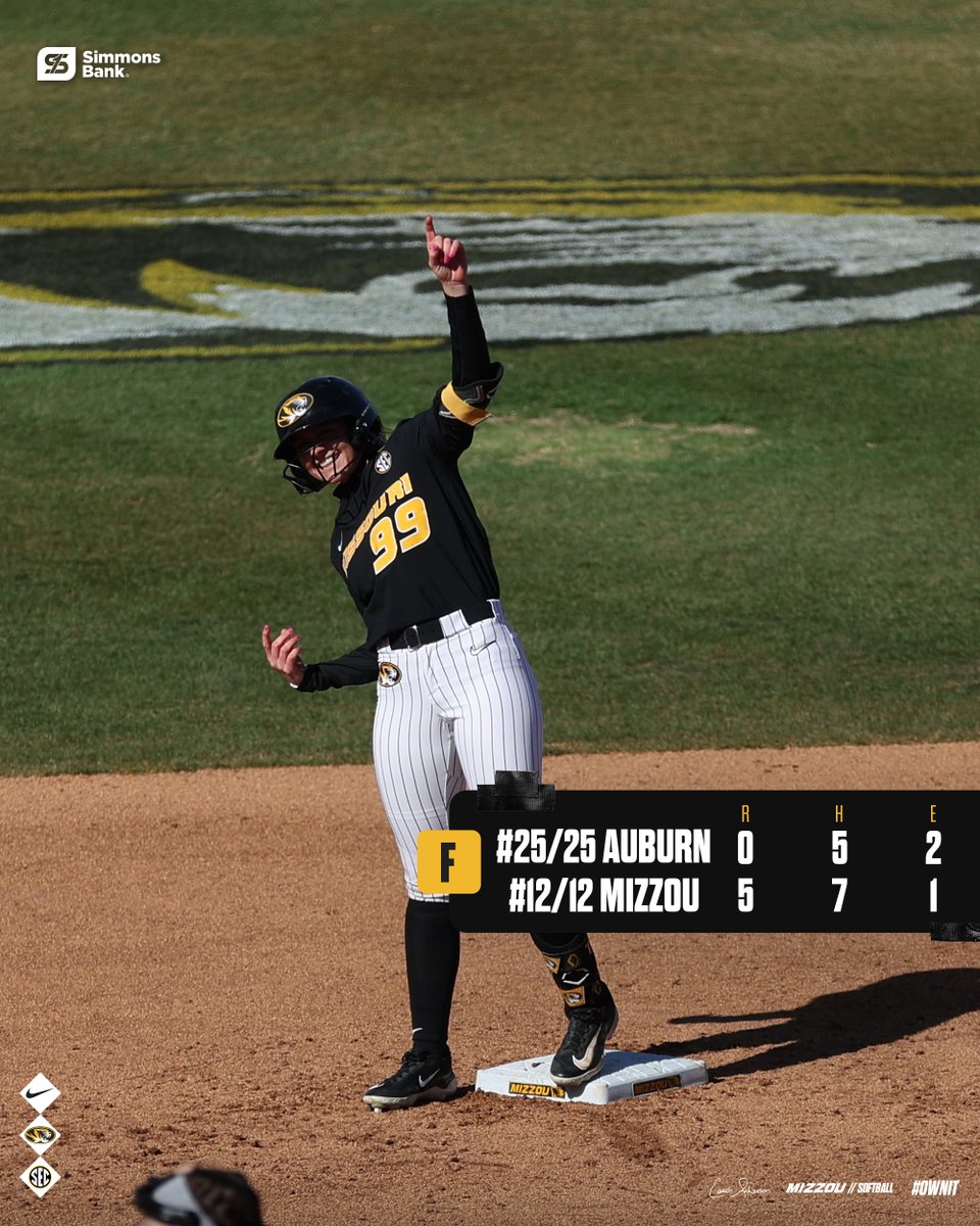 We LOVE being Home!! #MIZ🐯🥎| #OwnIt