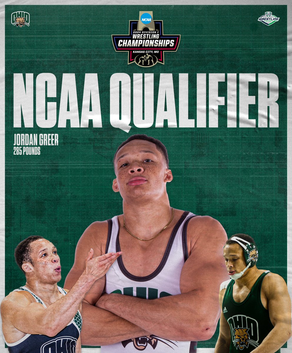 TICKET PUNCHED 🎟️

Jordan Greer is heading to the NCAA Championships in Kansas City with his 3rd place finish in the MAC!

#OUohyeah