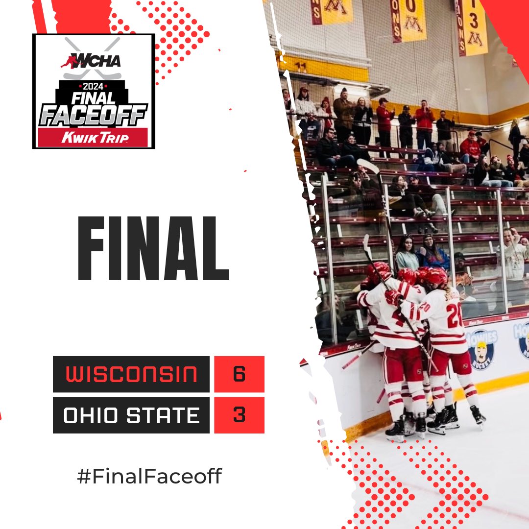 WCHA_WHockey's tweet photo. Final here at Ridder!!
@KwikTrip @TwoMenAndATruck #FinalFaceoff https://t.co/ikykTXiSbJ