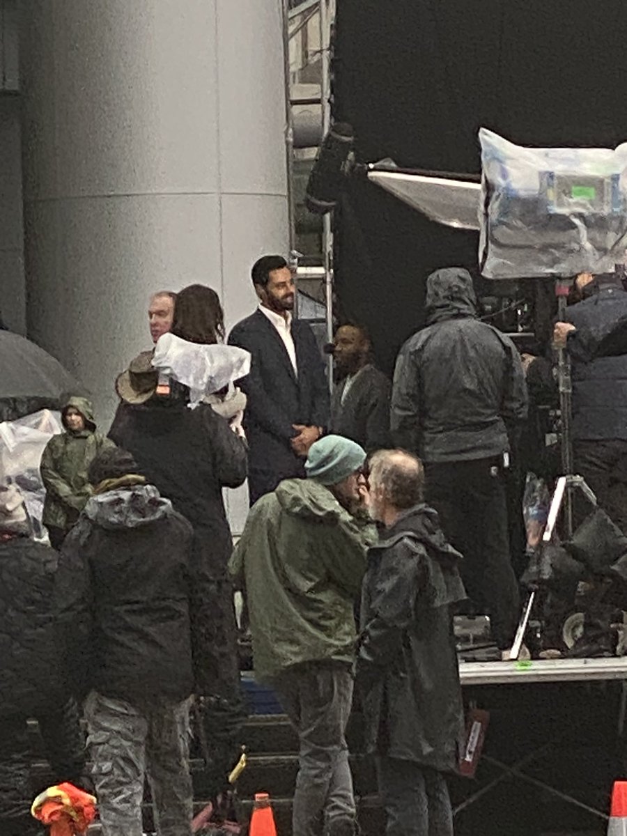 Actor #HasanMinhaj on set of #Tron3 being filmed in #Vancouver @WhatsFilming @yvrshootstweets