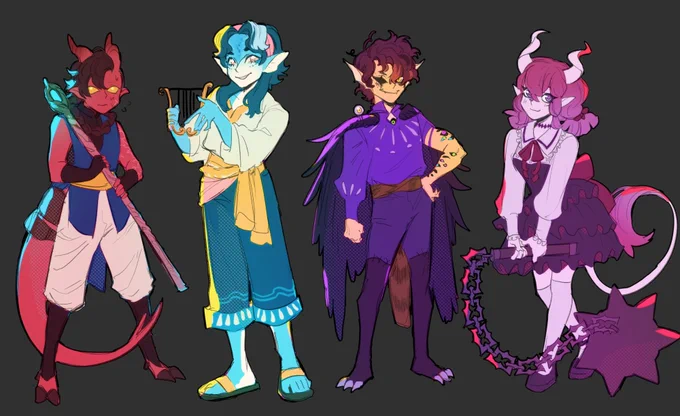 our silly D&amp;D party 